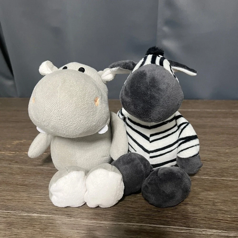 Hippo Zebra Plush Bundle‎ Stuffed Animal Toy